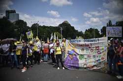 BUCURESTI - PROTEST - SINDICATE DIN INVATAMANT