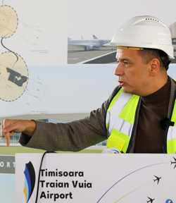 TIMISOARA - VIZITA SORIN GRINDEANU - LUCRARI TERMINAL PLECARI EXTERNE AEROPORT INTERNATIONAL &#039;TRAIAN VUIA&#039;