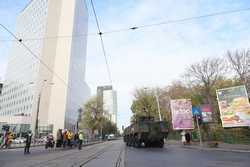 BUCURESTI - REPETITIE - PARADA MILITARA NATIONALA - ZIUA NATIONALA A ROMANIEI