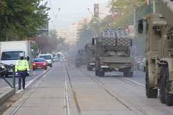 BUCURESTI - REPETITIE - PARADA MILITARA NATIONALA - ZIUA NATIONALA A ROMANIEI