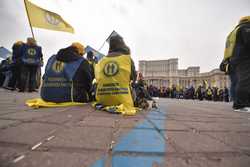 BUCURESTI - ACTIUNE - FEDERATIA SOLIDARITATEA SANITARA