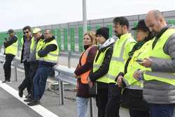 BUCURESTI - VIZITA DE LUCRU - SANTIERUL AUTOSTRAZII A0 SUD - LOTUL 1 GLINA - VIDRA