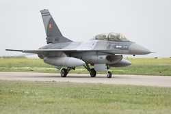 BORCEA - SOSIRE AERONAVE F-16 - CENTRUL EUROPEAN DE INSTRUIRE