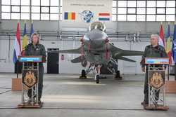 BORCEA - SOSIRE AERONAVE F-16 - CENTRUL EUROPEAN DE INSTRUIRE