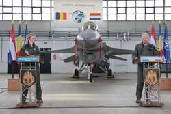 BORCEA - SOSIRE AERONAVE F-16 - CENTRUL EUROPEAN DE INSTRUIRE