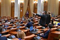 BUCURESTI - PARLAMENT - ZIUA SOLIDARITATII SI PRIETENIEI - ROMANIA - ISRAEL