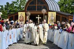 BUCURESTI - CATEDRALA PATRIARHALA - SFINTII IMPARATI CONSTANTIN SI ELENA