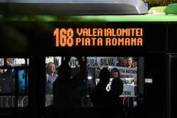 BUCURESTI - PROTEST - FEDERATIA SINDICATELOR TRANSPORTATORILOR FEROVIARI DIN ROMANIA