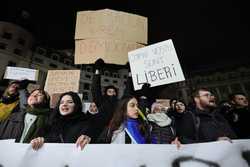 BUCURESTI - PROTEST - ALEGERI PREZIDENTIALE