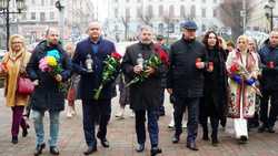 CERNAUTI - CEREMONIE DEPUNERI DE COROANE - MEMORIA VICTIMELOR RAZBOIULUI