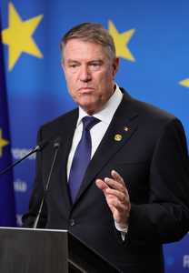 BRUXELLES - KLAUS IOHANNIS - DECLARATII DE PRESA