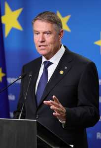 BRUXELLES - KLAUS IOHANNIS - DECLARATII DE PRESA