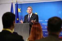 BRUXELLES - KLAUS IOHANNIS - DECLARATII DE PRESA