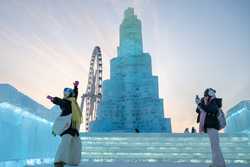 CHINAHEILONGJIANGHARBINICE AND SNOW FESTIVALOPENING CN