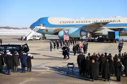 USMARYLANDJOINT BASE ANDREWSFORMER PRESIDENTJIMMY CARTERBODYARRIVAL