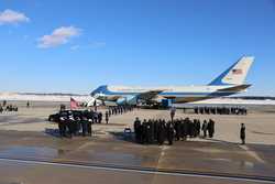 USMARYLANDJOINT BASE ANDREWSFORMER PRESIDENTJIMMY CARTERBODYARRIVAL