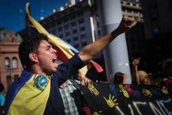 ARGENTINA VENEZUELA ELECTIONS PROTEST