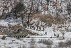 SOUTH KOREA DEFENCE ARMY DRILL