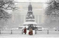 RUSSIA WEATHER SNOWFALL