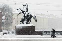 RUSSIA WEATHER SNOWFALL