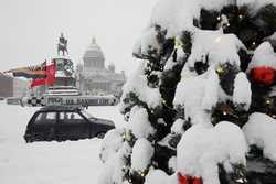 RUSSIA WEATHER SNOWFALL