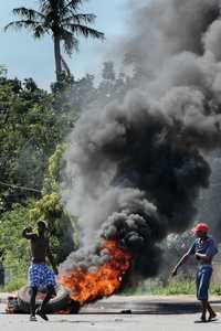 MOZAMBIQUE PROTEST