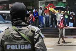 MOZAMBIQUE PROTEST