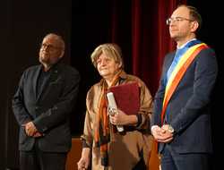 BOTOSANI - CEREMONIE ACORDARE PREMIU NATIONAL DE POEZIE 'MIHAI EMINESCU' - OPERA OMNIA - GRETE TARTLER