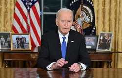 USA POLITICS BIDEN FAREWELL