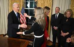 USA POLITICS BIDEN FAREWELL