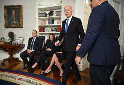 USA POLITICS BIDEN FAREWELL