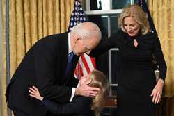 USA POLITICS BIDEN FAREWELL