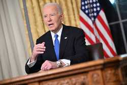 USA POLITICS BIDEN FAREWELL