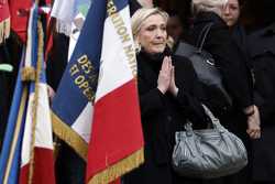 FRANCE LE PEN REMEMBRANCE CEREMONY