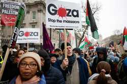 BRITAIN PROTEST ISRAEL PALESTINIANS CONFLICT