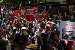 AUSTRALIA PRO PALESTINIAN DEMONSTRATION