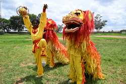 ZIMBABWEHARARECHINESE SPRING FESTIVALLION DANCEACROBATS