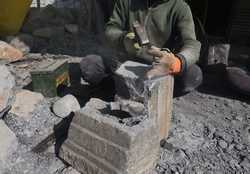 INDIA KASHMIR STONE CARVING