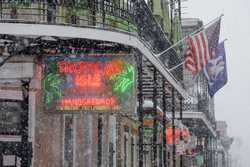 USA WEATHER NEW ORLEANS SNOW