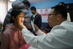 NEPALKATHMANDUCHINESE MEDICAL TEAMORPHANHEALTH CHECKUP