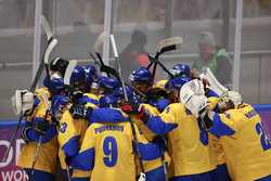 SPITALYTURINFISU TORINO 2025ICE HOCKEYMENBRONZE MEDAL GAMEUKRAINE VS USA