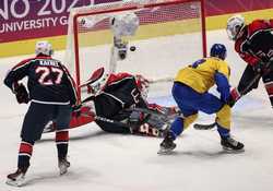 SPITALYTURINFISU TORINO 2025ICE HOCKEYMENBRONZE MEDAL GAMEUKRAINE VS USA