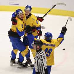 SPITALYTURINFISU TORINO 2025ICE HOCKEYMENBRONZE MEDAL GAMEUKRAINE VS USA