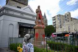 AUSTRALIA CAPTAIN COOK STATUE VANDALIZED