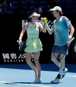 SPAUSTRALIAMELBOURNETENNISAUSTRALIAN OPENMIXED DOUBLESFINALS