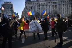 BUCURESTI - PROTEST - PIATA VICTORIEI