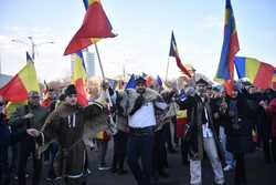 BUCURESTI - PROTEST - PIATA VICTORIEI