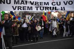 BUCURESTI - PROTEST - PIATA VICTORIEI