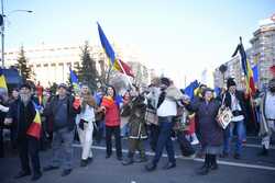 BUCURESTI - PROTEST - PIATA VICTORIEI