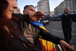 BUCURESTI - PROTEST - PIATA VICTORIEI